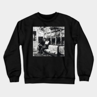 High Resolution Edward Hopper Night On The El Train 1918 Crewneck Sweatshirt